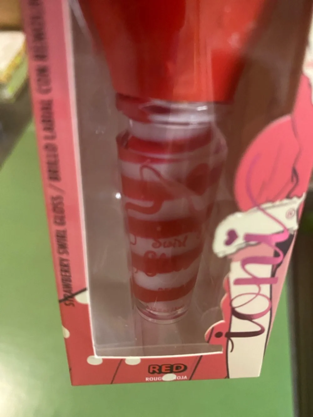 IONI Strawberry Swirl Gloss - Red